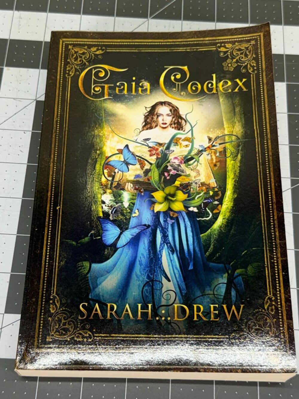 Gaia Codex by Sarah Drew Eco Feminist Visionary Fiction Paperback First Edition